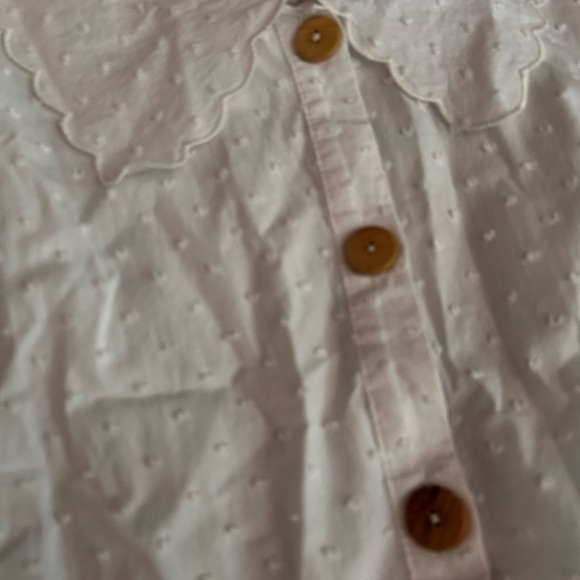 Zara White Buttoned Mini Dress - Picture 14 of 15